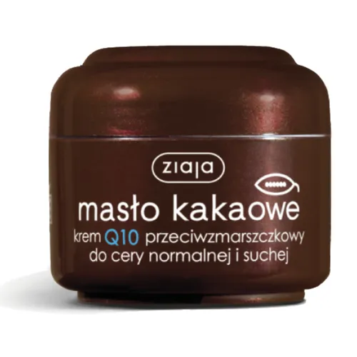 ziaja masło kakaowe - krem Q10 przeciwzmarszczkowy do cery normalnej i suchej, 50 ml