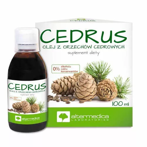 CEDRUS OLEJ Z ORZECHÓW CEDROWYCH Alter Medica - płyn do użytku wewnętrznego, 100 ml