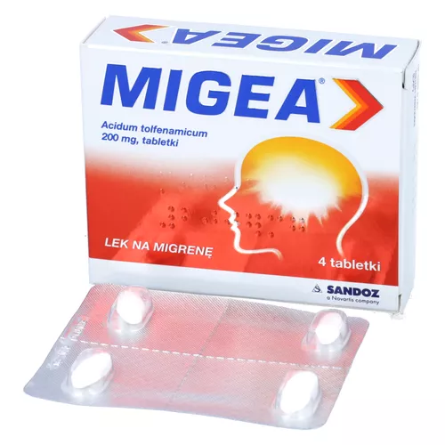 Migea 200 mg, 4 tabletki