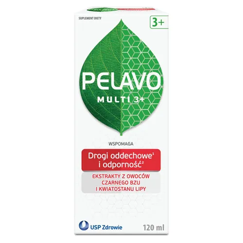 PELAVO Multi 3+, przeziębienie i grypa, 120 ml