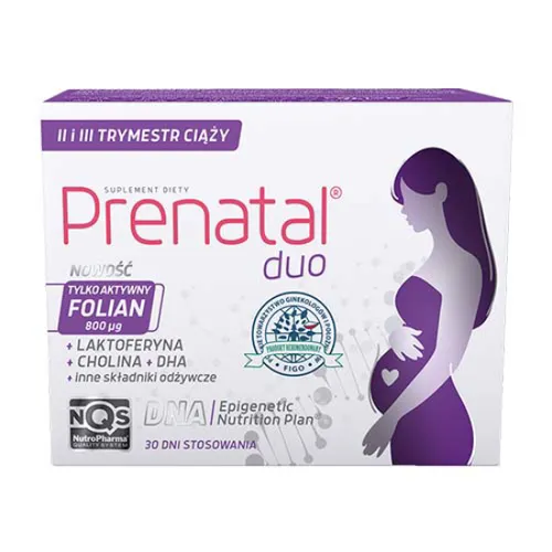 Prenatal duo, 90 kapsułek (classic 30 sztuk + dha 60 sztuk)