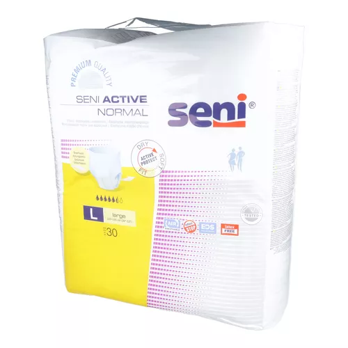 Seni Acive Normal - majtki chłonne, rozmiar L, 100 - 135 cm, 30 sztuk