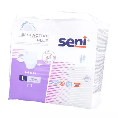 Seni Active Plus - majtki chłonne, rozmiar L, 10 sztuk