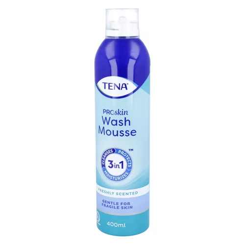 TENA Wash Mousse - pianka myjąca 3 w 1, 400 ml
