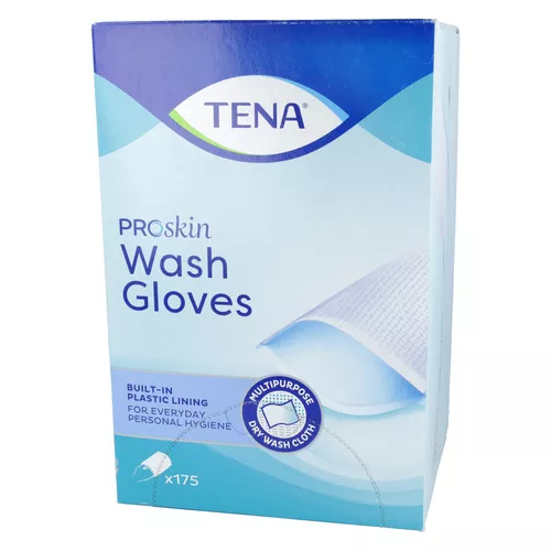 Tena Wash - jednorazowa myjka, 175 sztuk