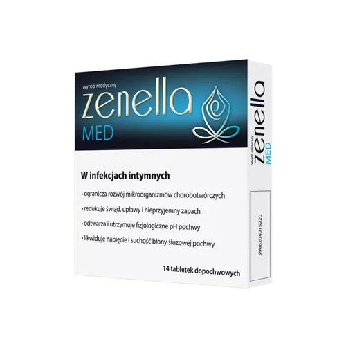 Zenella MED - w infekcjach intymnych, 14 tabletek dopochwowych
