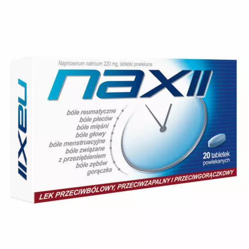 Naxii 220 mg, 20 tabletek powlekanych