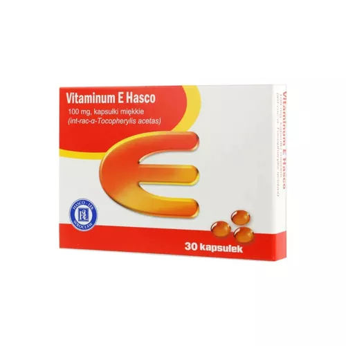 Hasco Vitaminum E 100 mg, 30 kapsułek