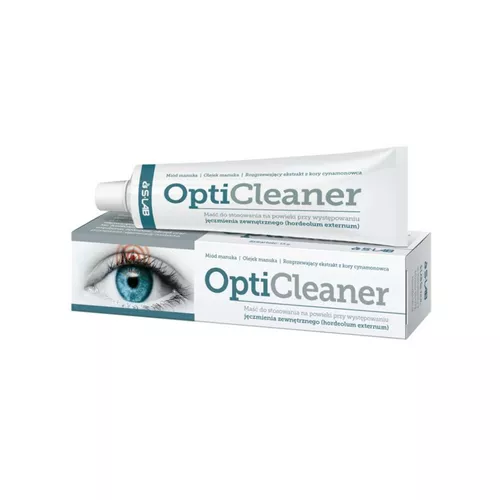 OptiCleaner - maść do stosowania na powieki przy występowaniu jęczmienia zewnętrznego, 15 g