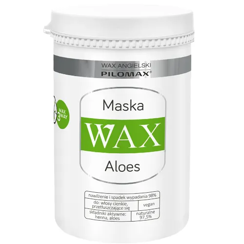 PILOMAX Aloes WAX NatureClassic - maska regenerująca do włosów cienkich, 480 ml