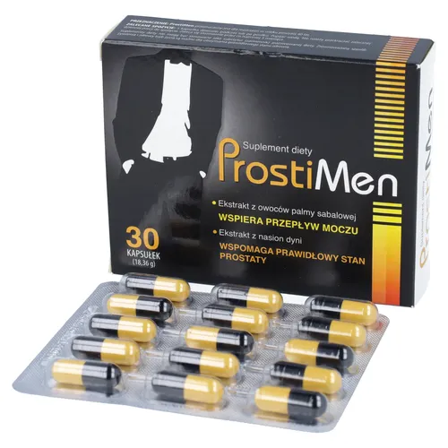 ProstiMen - wspomaga prawidłowy stan prostaty, 30 kapsułek