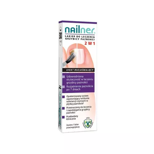Nailner - lakier do leczenia grzybicy paznokci 2w1, 5 ml