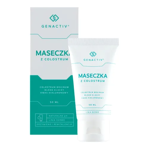 Genactiv Maseczka z colostrum, odżywczo-rewitalizująca, 50 ml