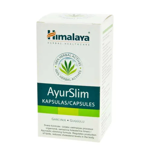 Himalaya AyurSlim - wspomaga kontrolować masę ciała, 60 kapsułek