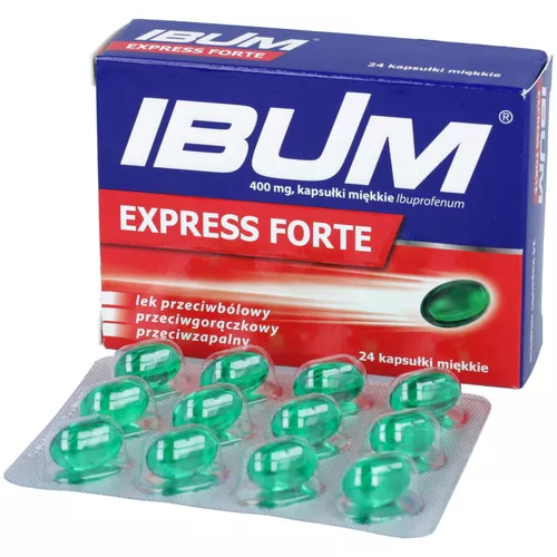Ibum Express Forte 400 mg, 24 kapsułek miękkich