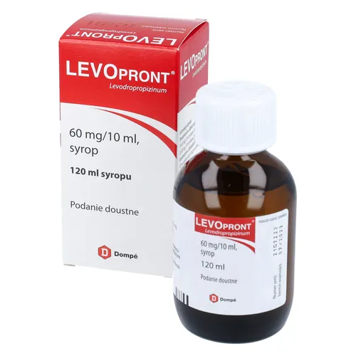 Levopront 60 mg/10 ml, syrop, 120 ml