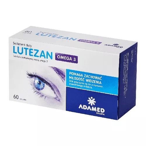 LUTEZAN OMEGA 3 - kapsułki, 60 sztuk