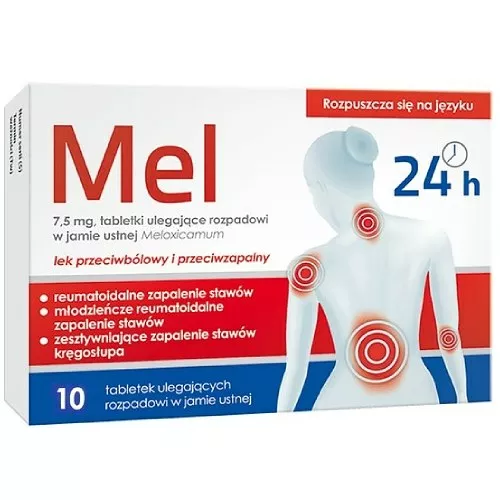 Mel 7,5 mg, 10 tabletek