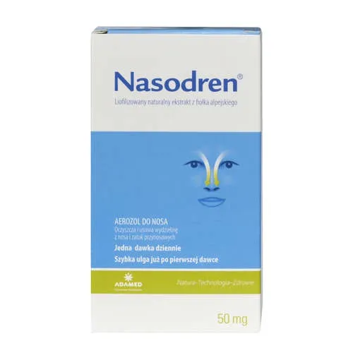 Nasodren - aerozol do nosa, 50 m g
