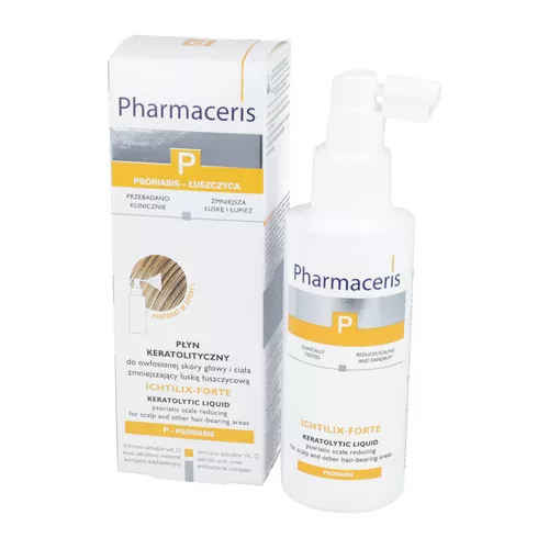 Pharmaceris P ICHTILIX FORTE - płyn keratolityczny, do owłosionej skóry głowy i ciała, 125 ml