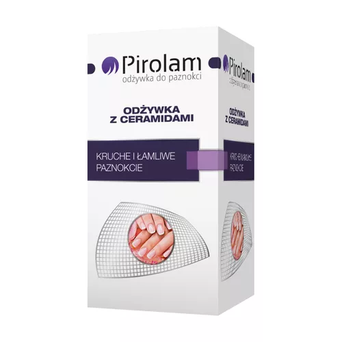 Pirolam - odżywka z ceramidami, kruche i łamliwe paznokcie, 11 ml