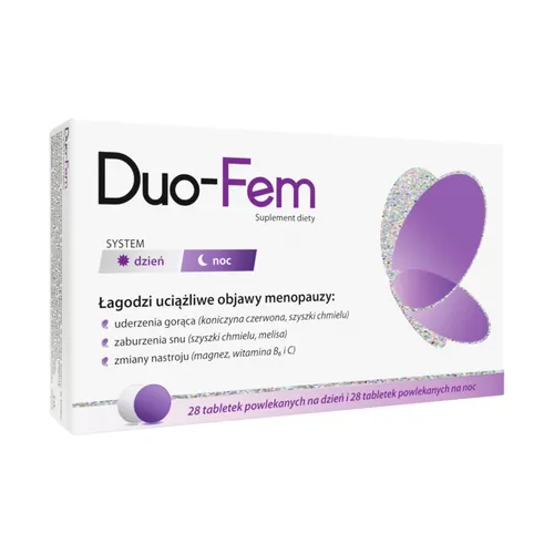 Duo-Fem, 28 tabletek na dzień + 28 tabletek na noc