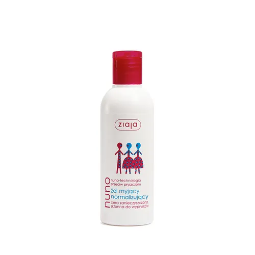 ziaja nuno - żel myjący normalizujący, 200 ml
