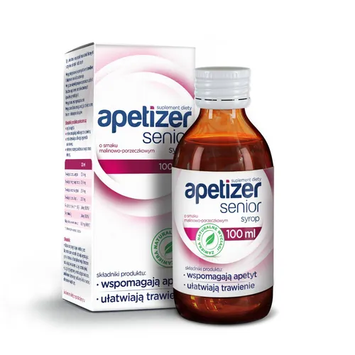 Apetizer Senior, smak malinowo-porzeczkowy, 100 ml
