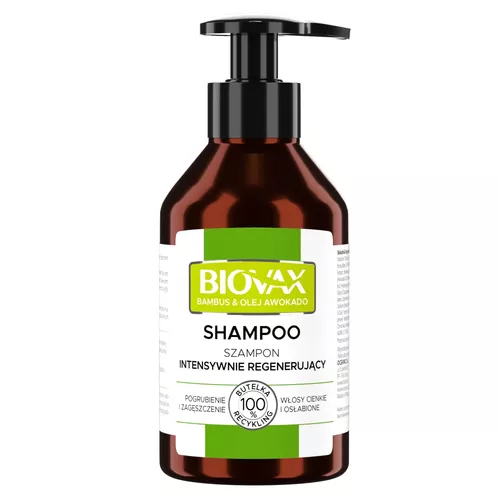 BIOVAX - intensywnie regenerujący szampon, bambus and olej avocado, 200 ml
