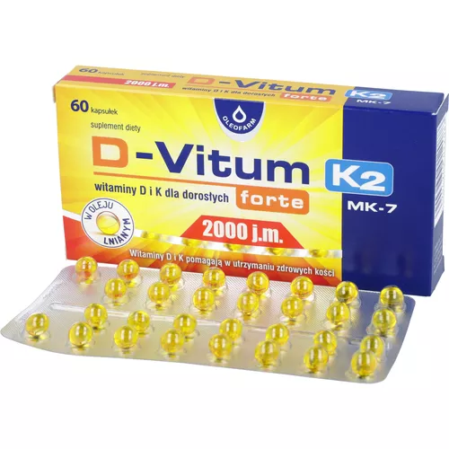 D-Vitum Forte K2MK-7 2000 j.m., 60 kapsułek