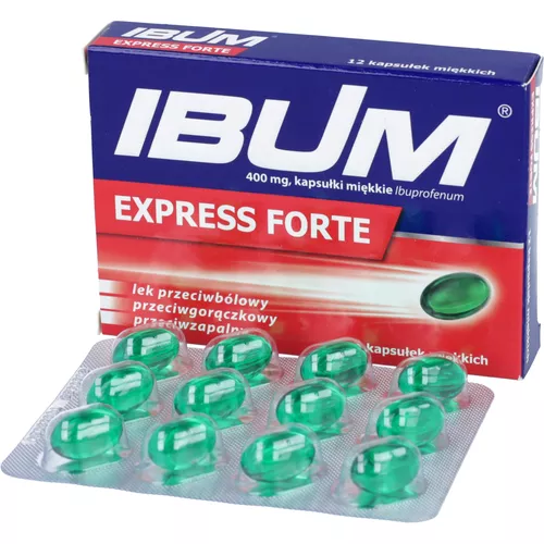 Ibum Express Forte 400 mg, 12 kapsułek miękkich