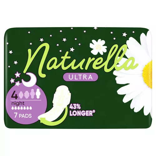 Naturella Ultra Night - podpaski, 7 sztuk