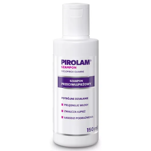 Pirolam - szampon przeciwłupieżowy, kompleks witamin A+E, 150 ml