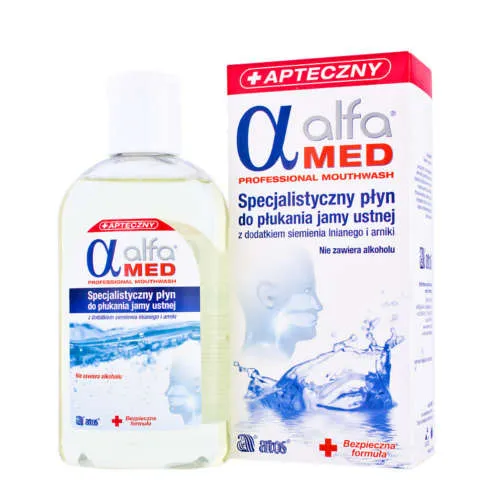 alfa MED - specjalistyczny płyn do płukania jamy ustnej, 200 ml