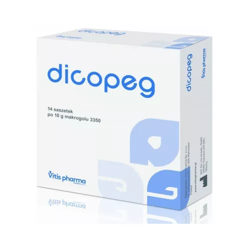 dicopeg - proszek na zaparcia, 14 saszetek
