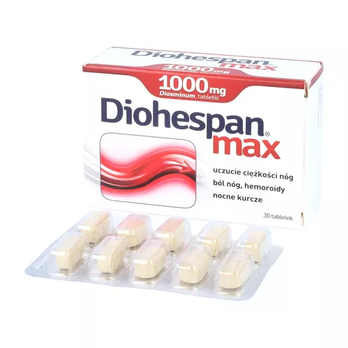 Diohespan max 1000 mg, 30 tabletek