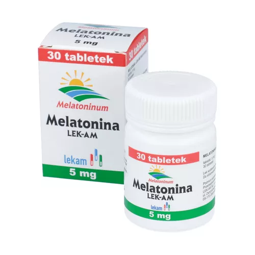 LEK-AM, Melatonina 5 mg, 30 tabletek