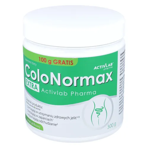 Activlab ColoNormax Extra, proszek, smak jabłkowy, 300 g