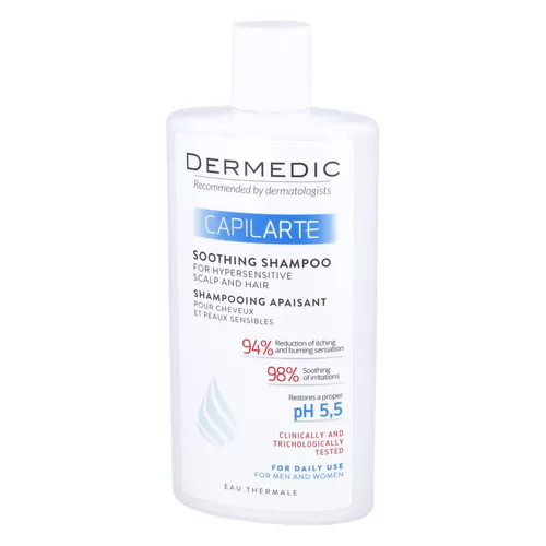 DERMEDIC CAPILARTE - szampon kojący do włosów i nadwrażliwej skóry, 300 ml
