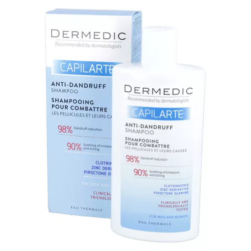 DERMEDIC CAPILARTE - szampon zwalczający łupież i jego przyczyny, 300 ml