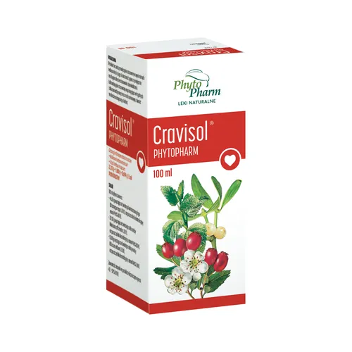 Cravisol (2,313 g + 1,601 g + 0,694 g)/5 ml, płyn, 100 ml