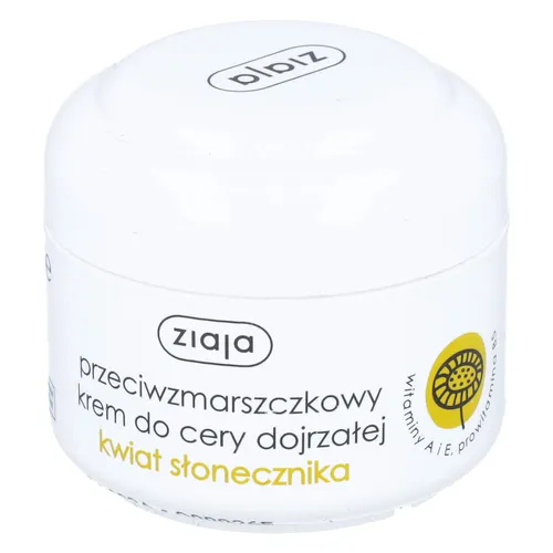 ziaja 40+ - krem przeciwzmarszczkowy do cery dojrzałej, kwiat słonecznika, 50 ml