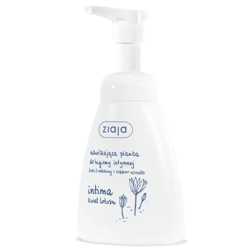 ziaja intima - nawilżająca pianka do higieny intymnej, kwiat lotosu, 250 ml
