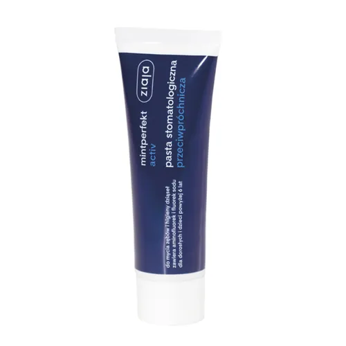 ziaja mintperfekt activ - pasta stomatologiczna przeciwpróchnicza, 75 ml