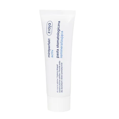 ziaja mintperfekt activ - pasta stomatologiczna remineralizująca, 75 ml