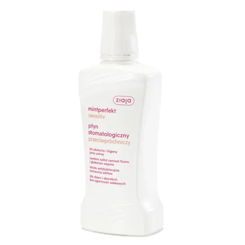 ziaja mintperfekt sensitiv - płyn stomatologiczny przeciwpróchniczy, 500 ml