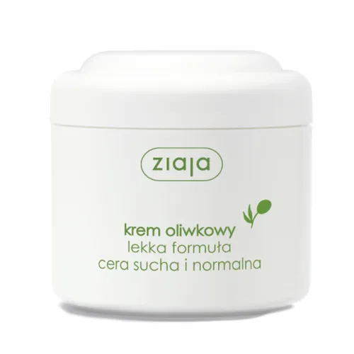 ziaja oliwkowa - krem oliwkowy, lekka formuła, cera sucha i normalna, 50 ml