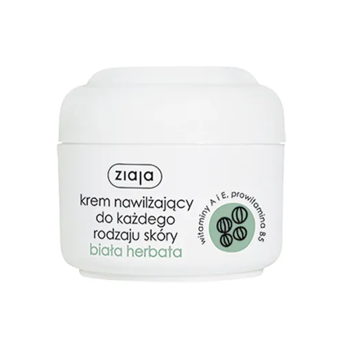 ziaja pielęgnacja podstawowa - krem bionawilżający do cery tłustej i mieszanej, biała herbata, 50 ml