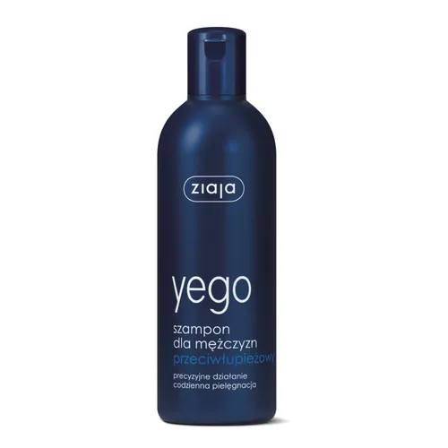 ziaja yego - szampon dla mężczyzn przeciwłupieżowy, 300 ml