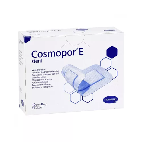 COSMOPOR E - opatrunek jałowy 10 cm x 8 cm, 25 sztuk